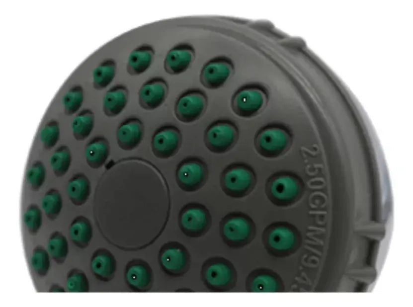 Regadera Tubo Meer Abs Plastica Cromada Color Plateado - CNX - vista lateral
