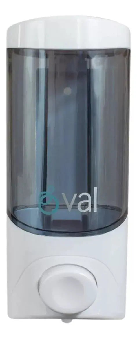 Jabonera Oval Humo Blanco 500 Ml Transparente - Oval - empaque