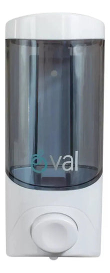 Jabonera Oval Humo Blanco 500 Ml Transparente - Oval - empaque