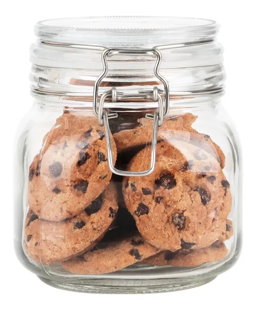 Contenedor Vidrio Hermético Tapa Clip 750 Ml Frasco Brocal - Conte - empaque