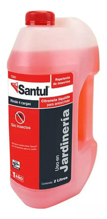 2 Litros Citronela Liquida Santul Repelente Insectos - Santul - vista lateral