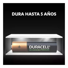 Pack 2 Pilas Recargables Aaa Duracell 900 Mah De 1.2v - KCTS - vista lateral