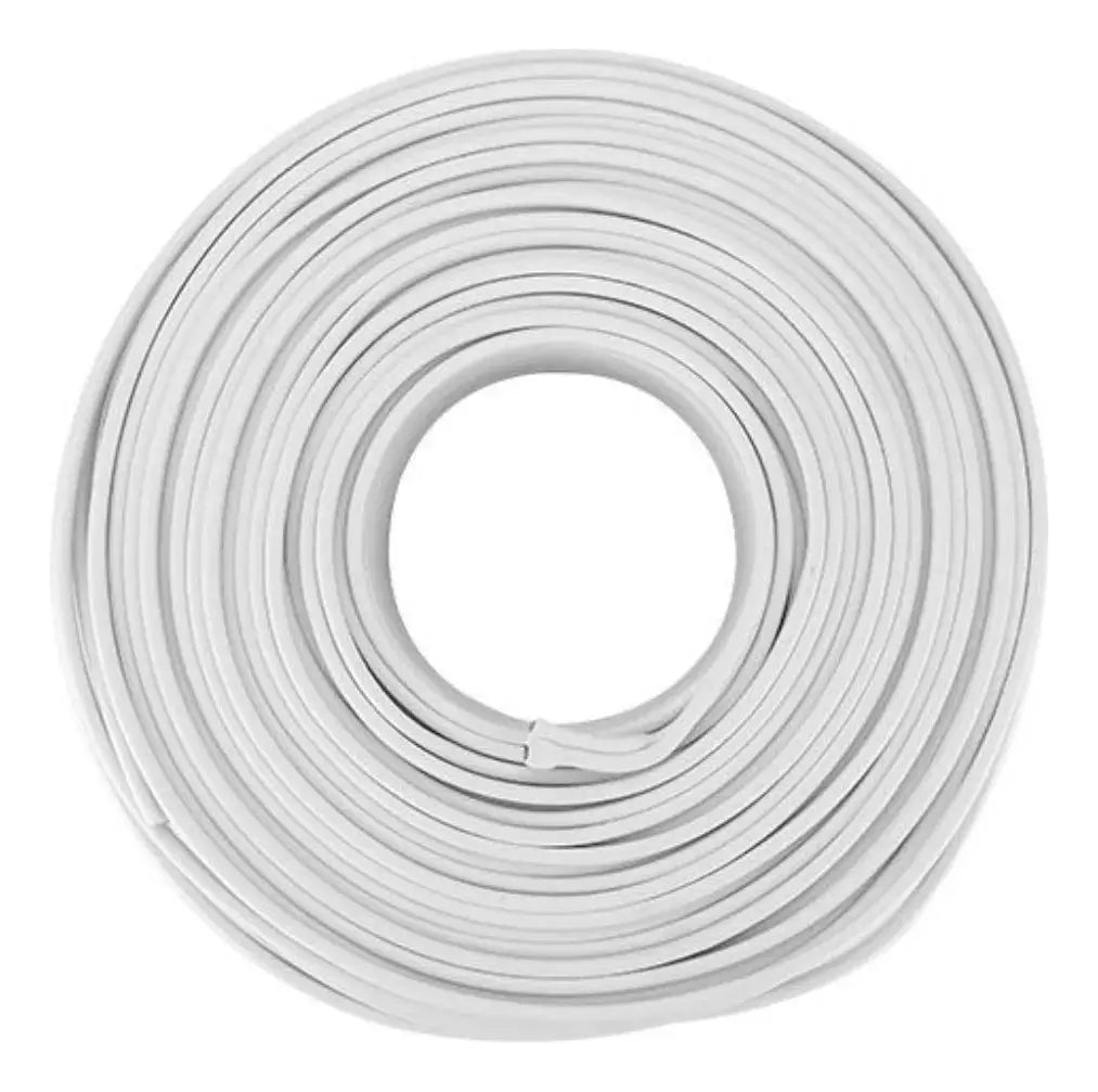 100m Cable Pot Blanco Alucobre Keer 16 Awg 13a 300v - Kronaline - detalle