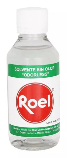 Solvente Sin Olor 125ml Roel Odorless Transparente Inoloro - Roel
