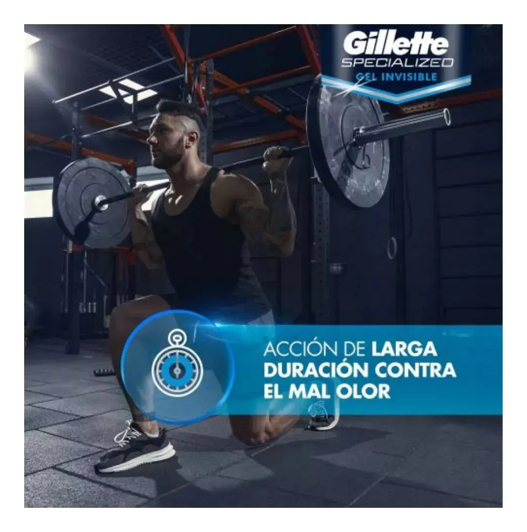 Desodorante Barra Clear Gel Gillette Cool Wave 82gr Frescura - KCTS - empaque