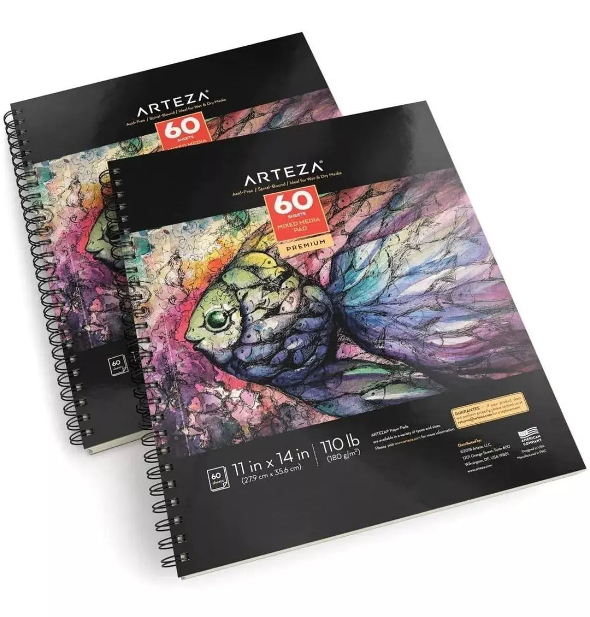 Set 2 Block Mixed Media 28x35.5 60h Cu Microperforado Arteza - Arteza - detalle