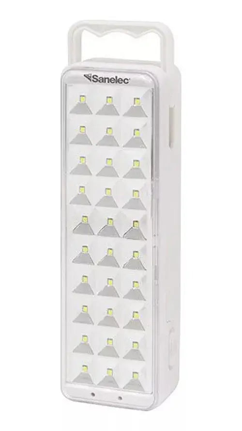 Lámpara Recargable De Emergencia Sanelec 30 Leds 2163 - Sanelec - vista trasera