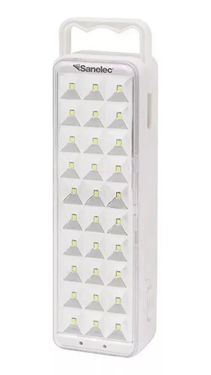Lámpara Recargable De Emergencia Sanelec 30 Leds 2163 - Sanelec - vista trasera