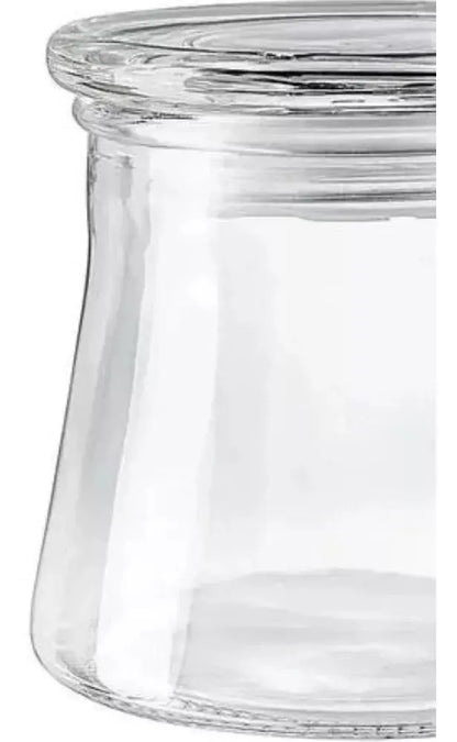 Frasco Vidrio Contenedor Tapa Envase Dulcero Cristal 650ml - Vittori - accesorios