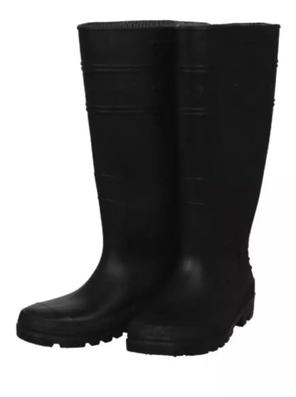 Botas Industrial Calzado Protección Pvc Antiderrapante Negro 10 - Alyger - vista trasera