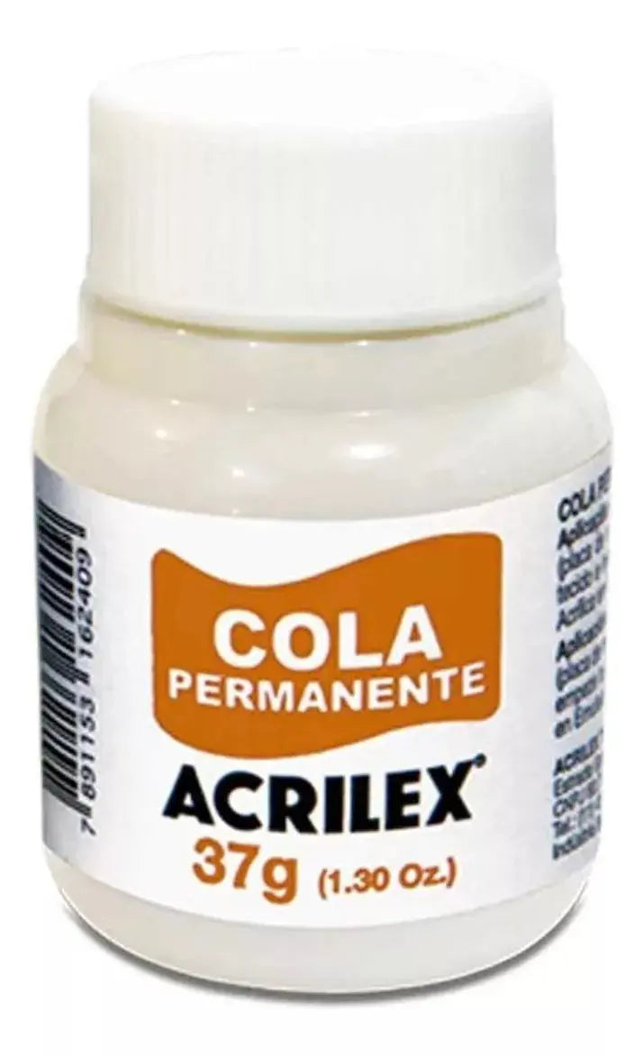 Pegamento Removible 37ml Acrilex Cola Permanente - Roel
