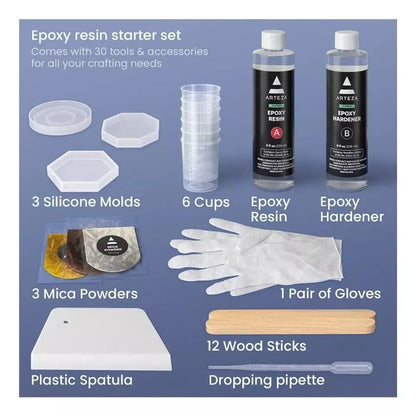 Kit De Inicio De Resina Epoxi Con Accesorios Arteza - Arteza
