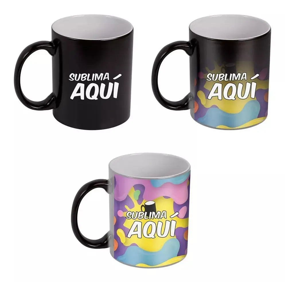 Taza Mágica Sublimación Sublimar 11 Oz Caja 12 Pzs - Promopción - empaque