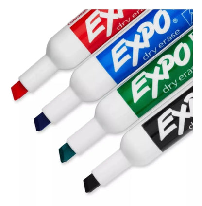 Marcador Para Pizarron Blanco Expo Caja Con 12 Pz Bajo Olor Azul - Expo - detalle