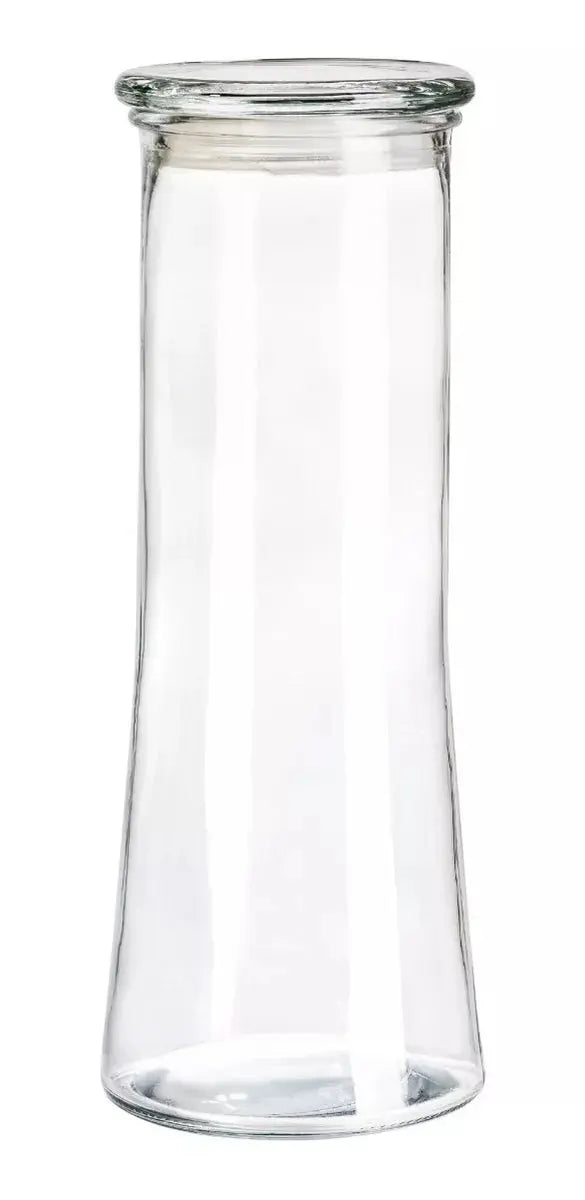 Envase Brocal Tapa Contenedor Frasco Vidrio Cristal 1.8 Lt - Vittori - detalle