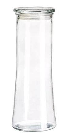 Envase Brocal Tapa Contenedor Frasco Vidrio Cristal 1.8 Lt - Vittori - detalle