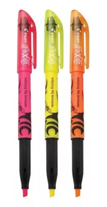 3 Resaltadores Marcatextos Borrables Pilot Frixion Colores - Pilot - detalle