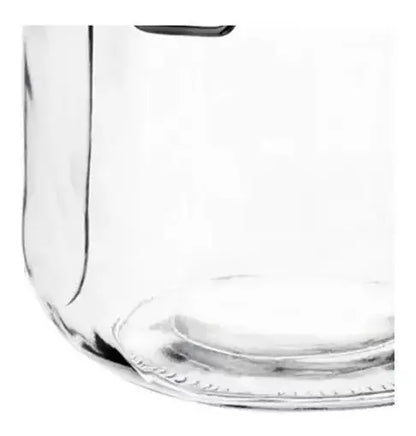 6 Frascos Hermetico Vidrio Contenedor Almacena Tapa Clip 1 L - Vittori - contenido