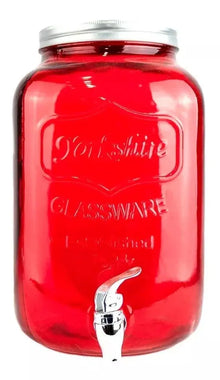 Vitrolero Dispensador Bebidas 8 L Mason Jar Vintage Colores - Das