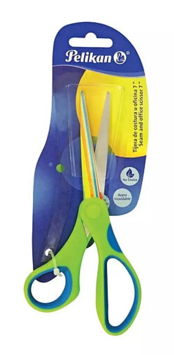 Tijeras Acero Inoxidable Costura Oficina Pelikan - Pelikan - vista lateral