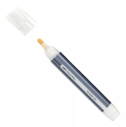 Marcador Blanco Permanente Punta Bala Arteza Plumon Aceite - Coveme - vista lateral