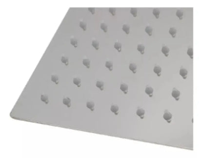 Regadera Cuadrada 8'' Meer Acero Inoxidable Ahorradora Agua - CNX - empaque