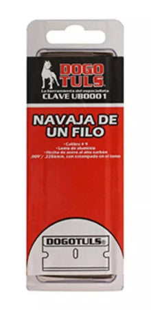 100 Cuchillas Navaja Industrial Inoxidable Un Filo Dogotuls - Dogotuls - empaque