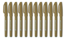 6 Plumas Brush Up Pentel Marcadores Punta Fieltro Tinta Ocre - Sanelec - detalle