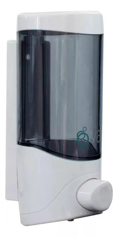 Set 10 Dispensador Jabon Liquido Gel Oval Rellenable 500ml - Oval - vista lateral