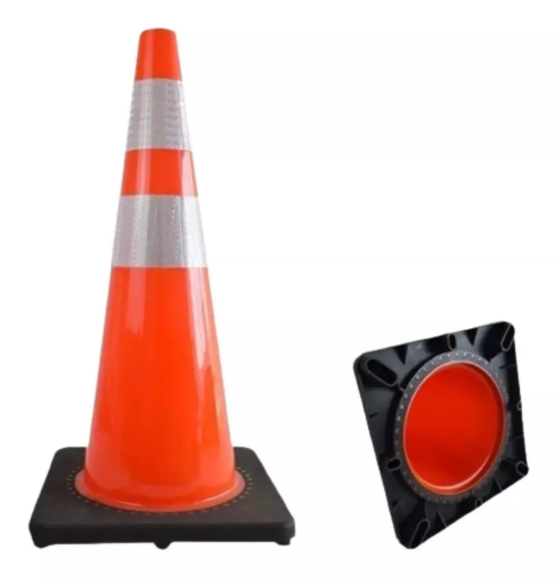 Cono Señalización Vial 71cm Pvc Flexible Naranja Alyger - Alyger