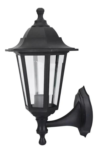 Farol Pared Estilo Colonial Color Negro Sanelec Exteriores - Sanelec - detalle