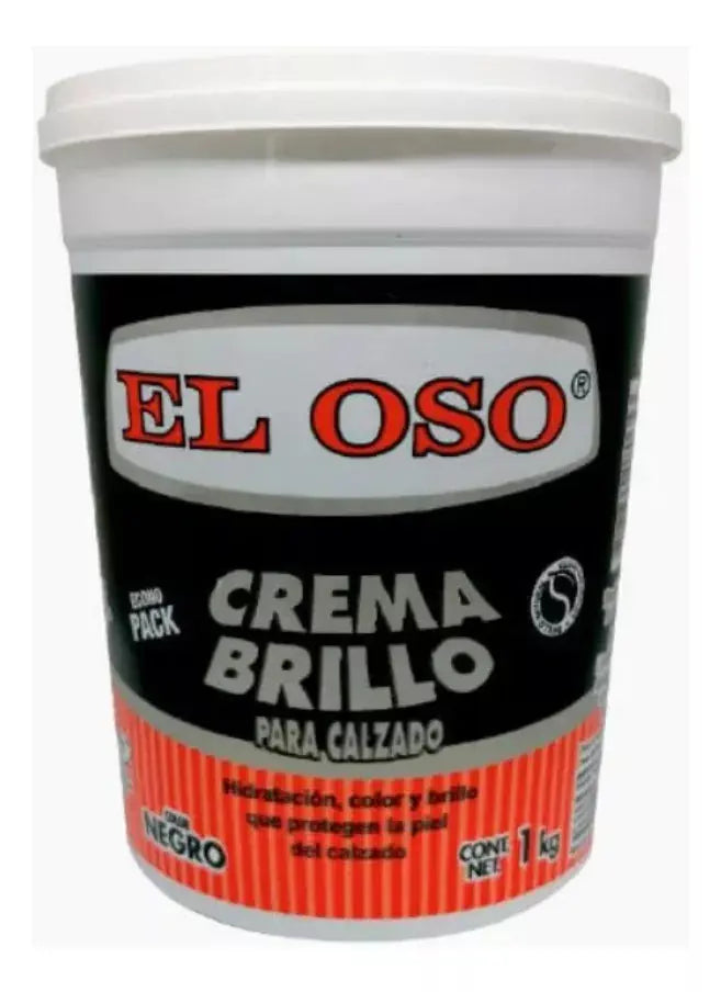 Crema Brillo El Oso Econo Pack 1kg Limpieza Cuidado - El oso