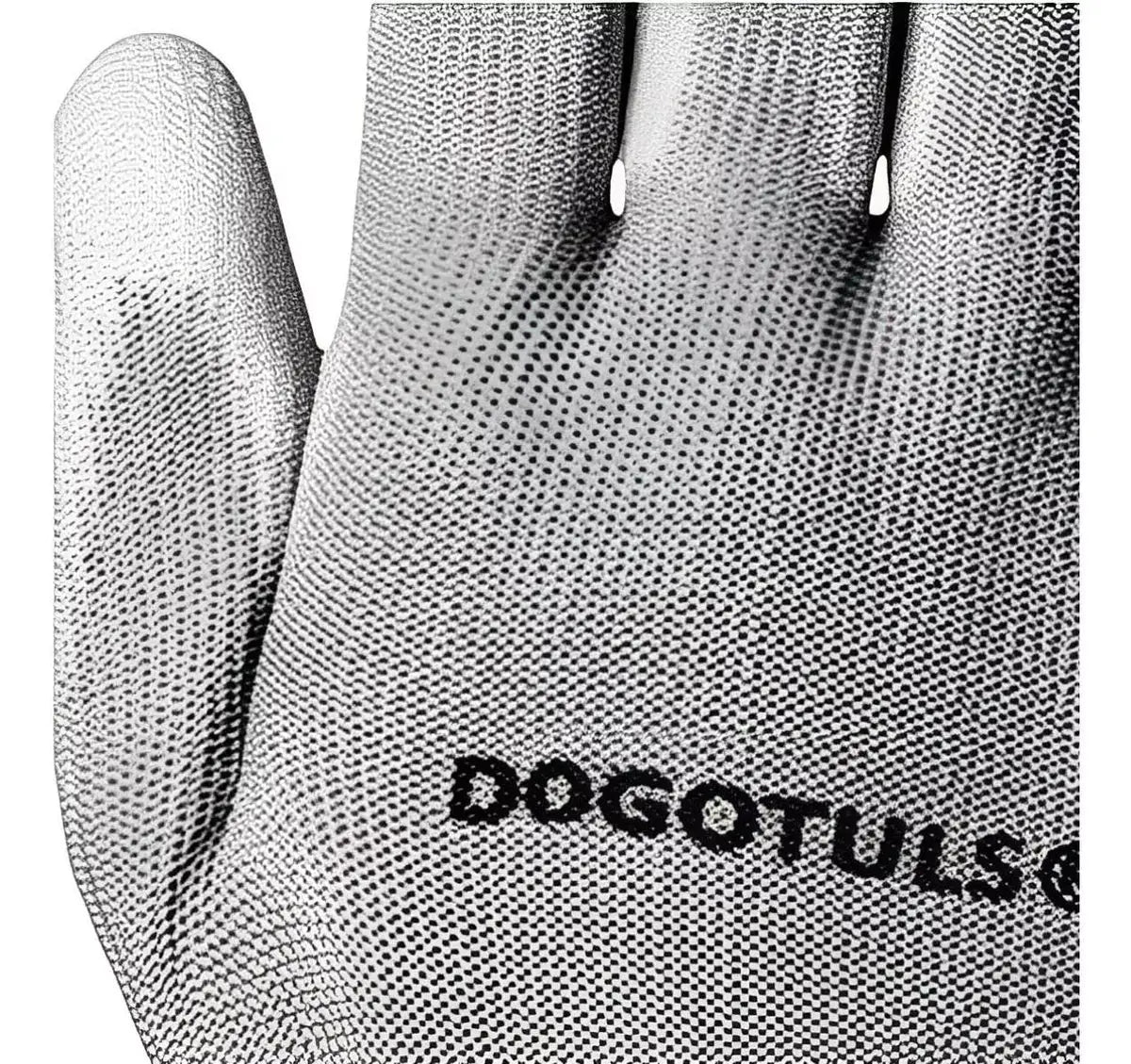 6pz Guante Nylon Palma Recubierta Poliuretano Dogotuls Gris - Dogotuls - empaque