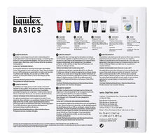 Set 6 Pinturas Acrilicas Liquitex Básico + Medio + Pincel - marchante.shop