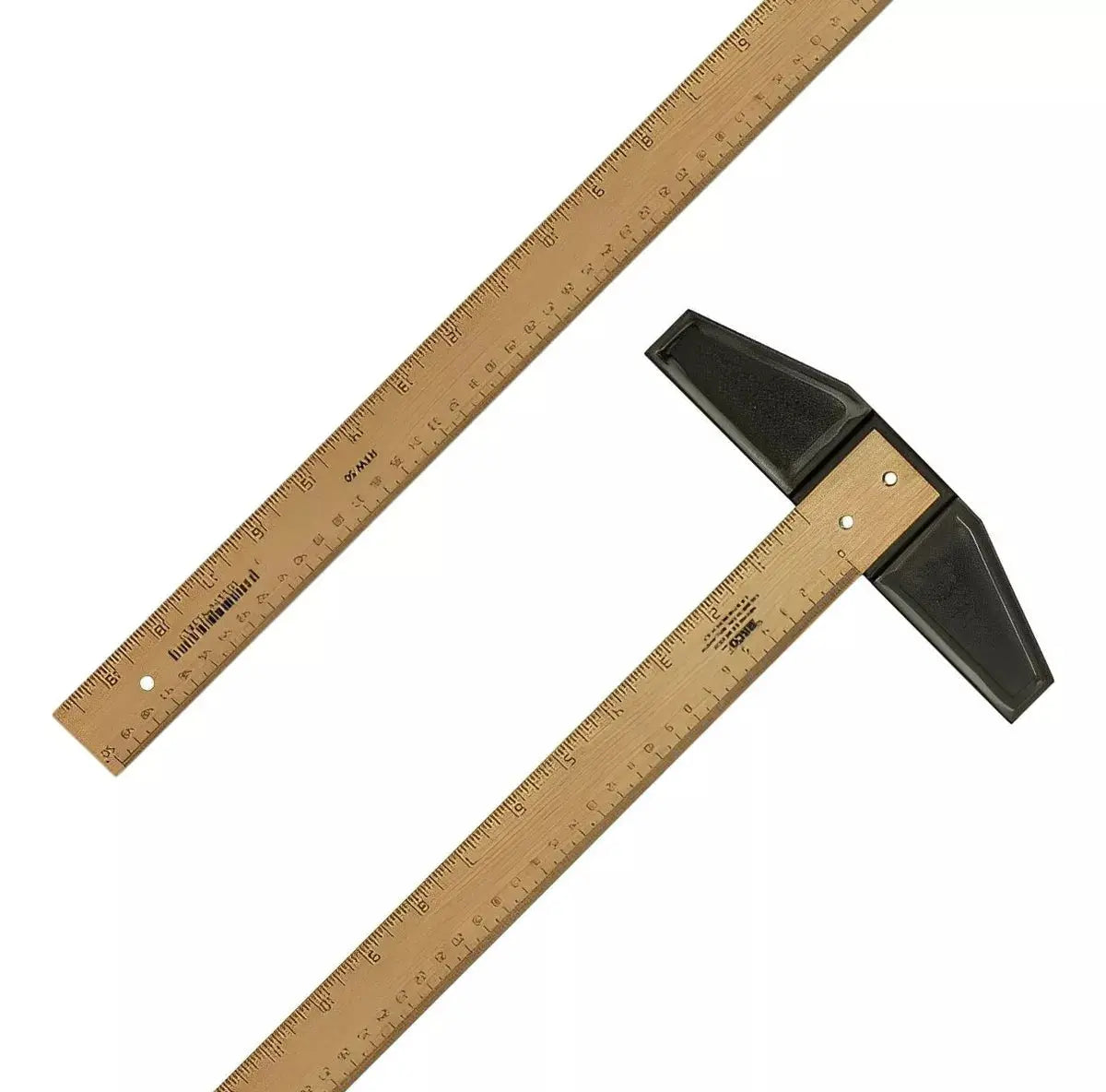 Regla T Madera C/graduacion 60 Cm Baco Escolar Profesional - BACO - empaque