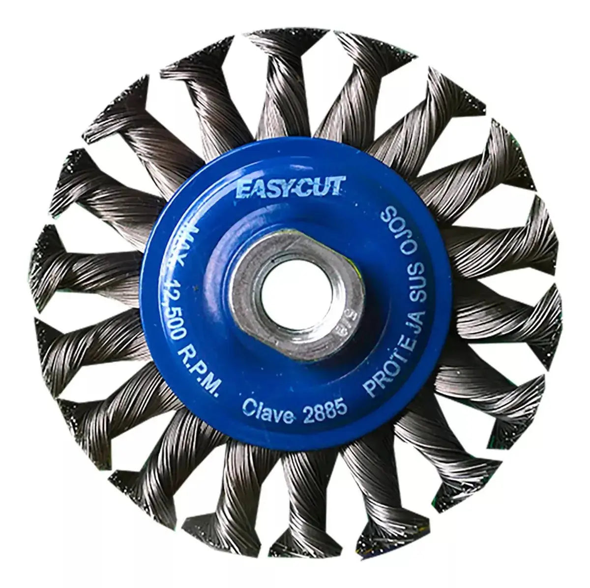 Cepillo Circular Trenzado 2885 Tenazit 4'' Limpieza Metalica - Austrodiam