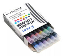 12 Cartuchos Tinta Pilot Recarga Parallel Pen Multi Color - Pilot - accesorios