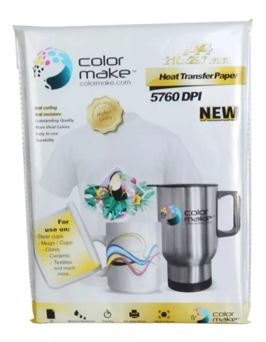 Papel Sublimacion Premium 100 Hojas Carta 100gr Color Make - ColorMake