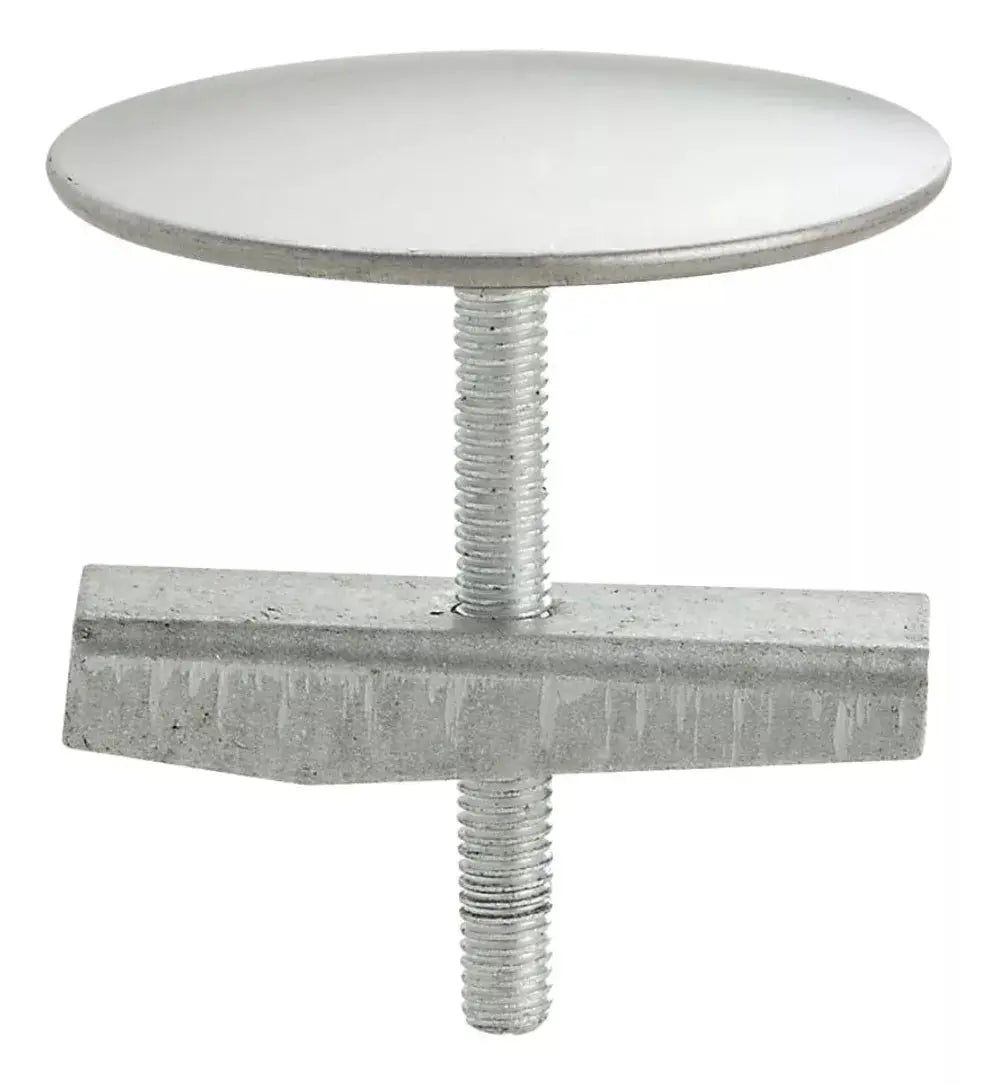 Cubre Taladros Tapas Fregadero Cromado Acero Inoxidable - HIDROFLUD - vista lateral