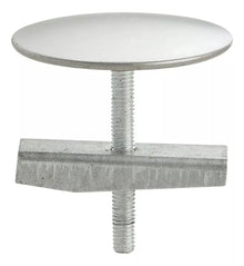 Cubre Taladros Tapas Fregadero Cromado Acero Inoxidable - HIDROFLUD - vista lateral