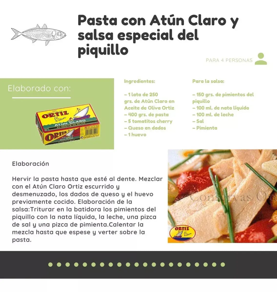 Atún Aleta Amarilla en Aceite de Oliva 112g - Cesarfer - vista trasera
