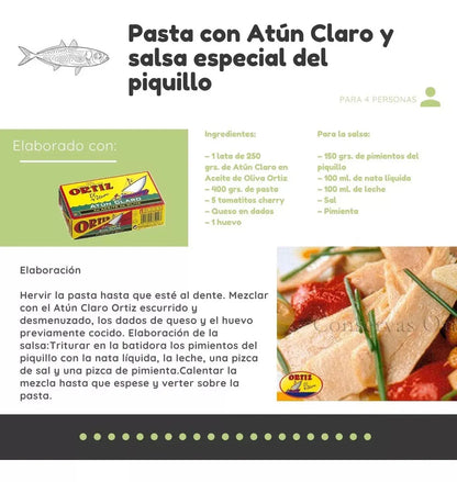 Atún Aleta Amarilla en Aceite de Oliva 112g - Cesarfer - vista trasera