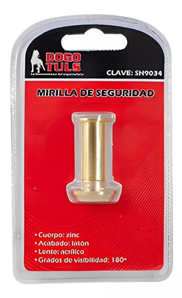 Mirilla Puerta Zinc Laton Dogotuls Visor 180 Grados - Dogotuls - detalle