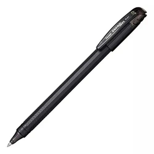 Bolígrafo Gel Pentel Energel Stick Tinta Negra 0.7mm Grip - Pentel - vista lateral