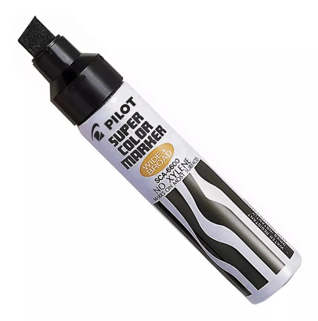 Marcador Jumbo Permanente Pilot Tinta Negra Secado Rapido - Pilot - vista lateral