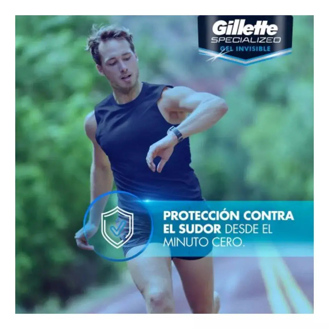 Desodorante Barra Clear Gel Gillette Cool Wave 82gr Frescura - KCTS - detalle