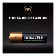 Pack 4 Pilas Recargables Aa Duracell De 2500 Mah 1.2v - Duracell