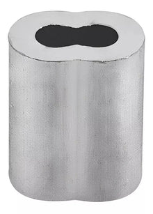 Set 100 pz Casquillo Doble Aluminio 3/32 Dogotuls - Dogotuls - vista lateral