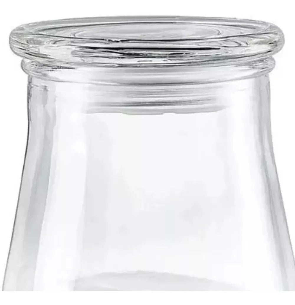 Frasco Vidrio Contenedor Tapa Envase Dulcero Cristal 650ml - Vittori - detalle