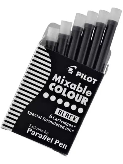 6 Cartuchos Tinta Repuesto Parallel Pen Pilot Color Negro - Pilot